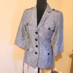 Camaieu Belted button down blazer jacket‎